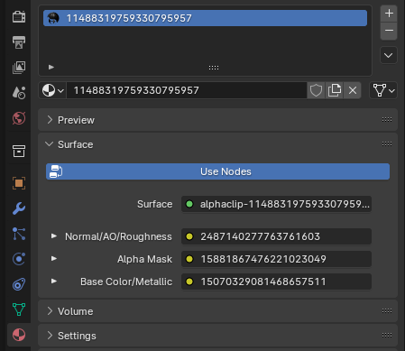 Alpha Clip Blender Preview