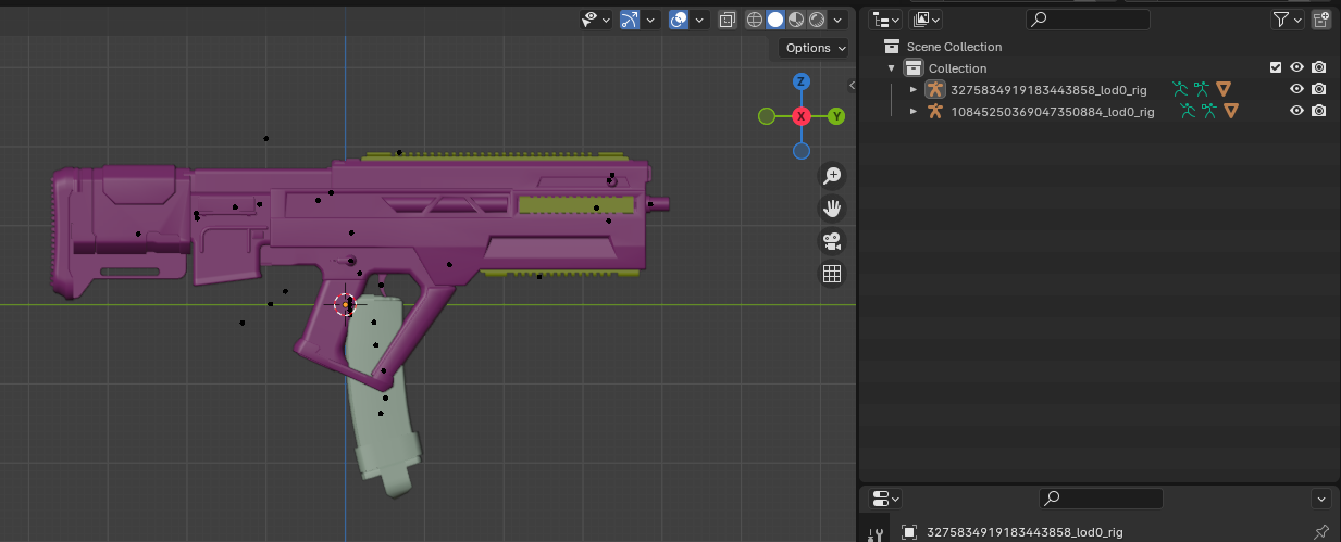 Import Weapon and Mag