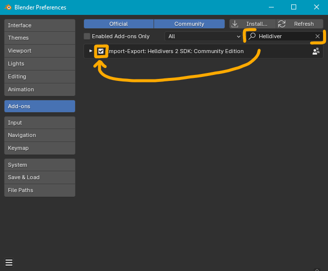 installSDK