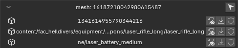 Show Friendly Names Blender Preview