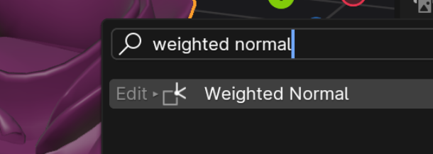 Finding Weighted Normal