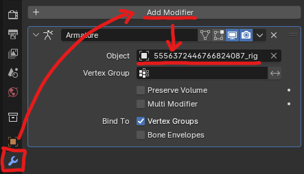 Add Armature Modifier