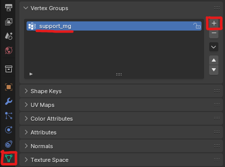 Create Vertex Group