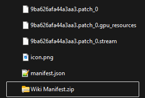 Simple mod file structure