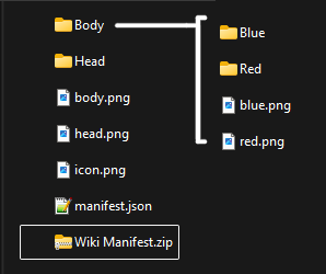 Simple mod with options file structure